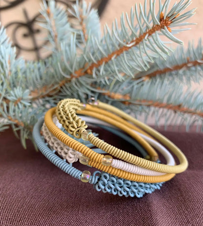 Spiral Wire Wrap Bracelet